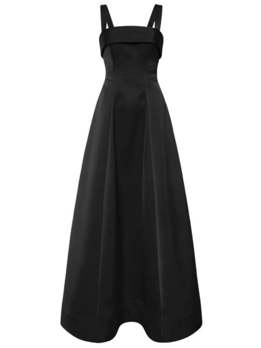 Rachel Gilbert Sera Black Acetate Strap Corset A-Line Gown AU8/US4 NWOT
